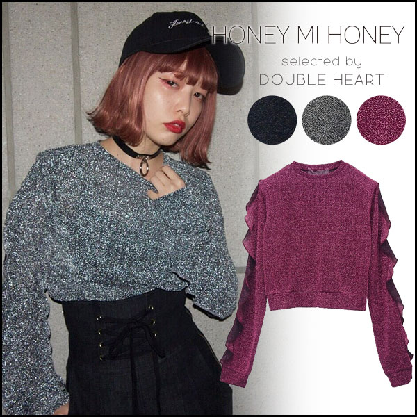 トップスHoney mi Honey ラメトップス - mirabellor.com