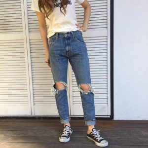 TODAYFUL  トゥデイフル　デニム　パンツ　２３インチ　ダメージ加工