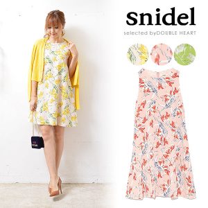 snidel チューリップノースリワンピース