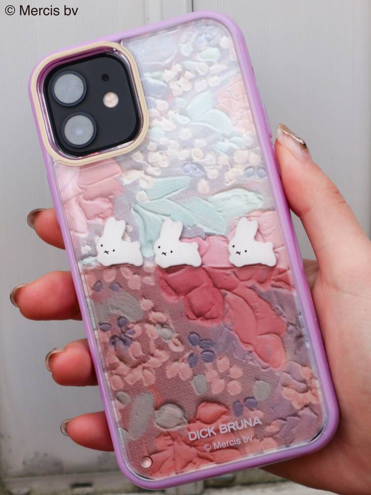 ミッフィー　ぷかぷかうさぎ iPhone case オレンジ(11)